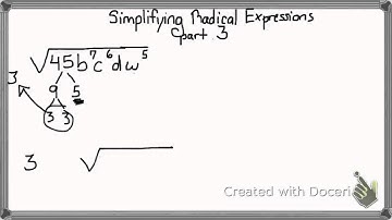 simplifying radicals expressions 3