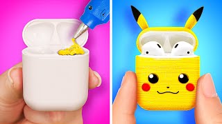 POKEMON, DENİZ KIZINA KARŞI! 3D KALEMLE EL İŞLERİ || 123 GO! TRENDS Sıcak Tutkalla Harika Tüyolar!