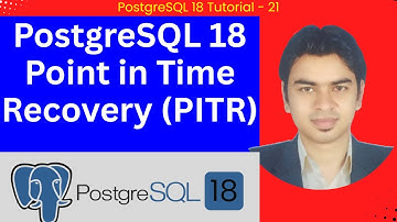PostgreSQL 18 PITR-zelfstudie | Point-in-time herstel en pg_basebackup Stapsgewijze back-up en he...