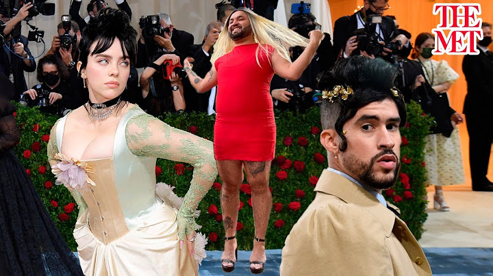 Criticizing the 2022 Met Gala - Camilo Triana *tenacious*