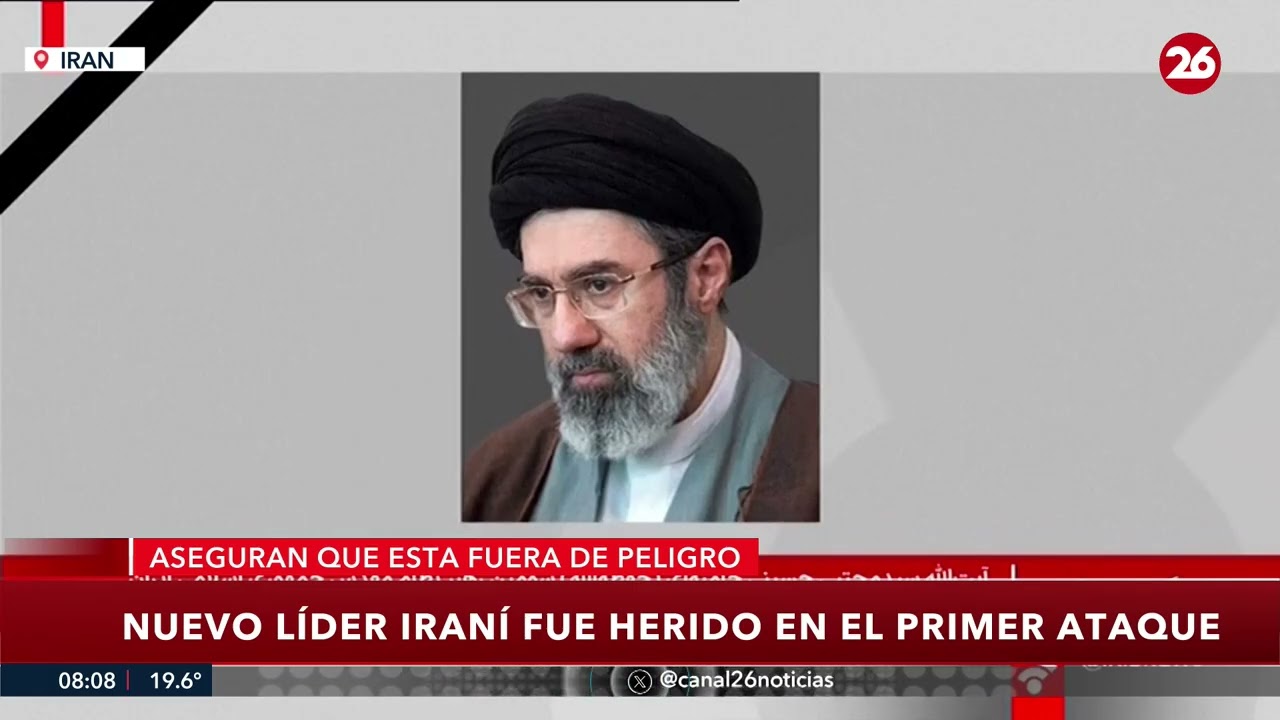 🚨 MEDIO ORIENTE | Nuevo líder iraní fue herido en el primer ataque