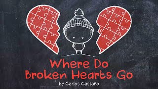 Carlos Castaño - WHERE DO BROKEN HEARTS GO || Animated Lyric Video by Ella Banana