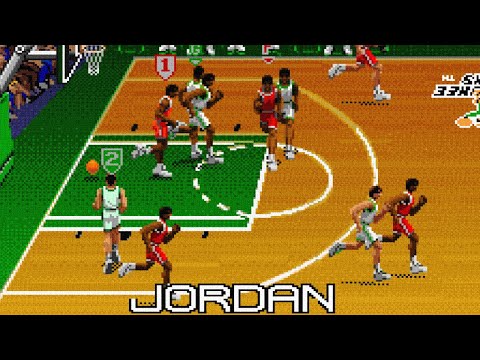 Tecmo Super NBA Basketball with Michael Jordan