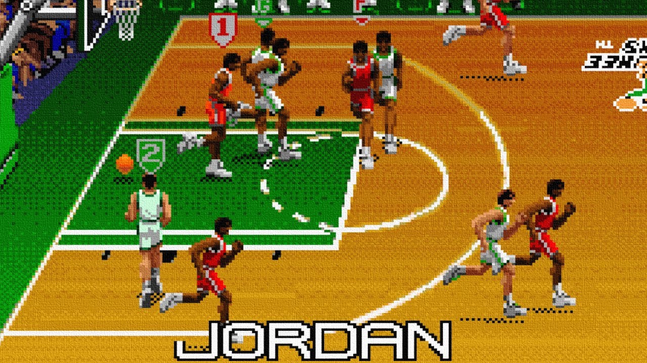 Tecmo Super NBA Basketball with Michael Jordan