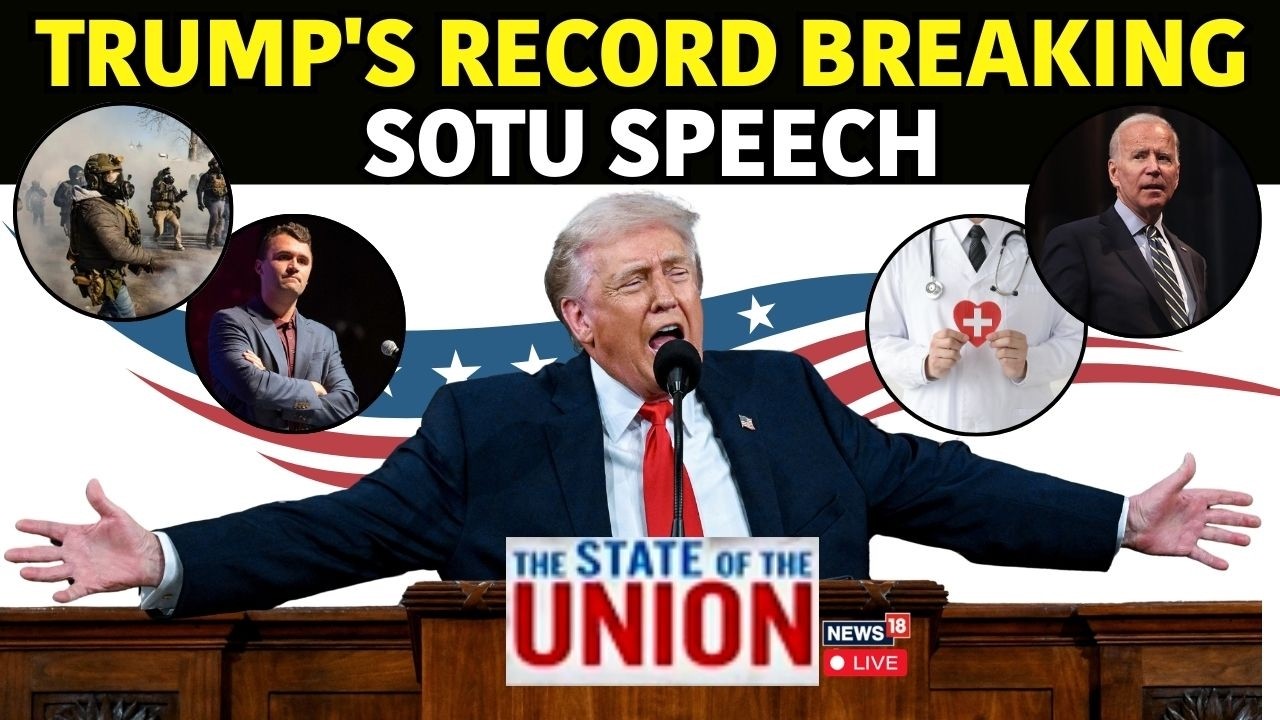 Trump SOTU Speech LIVE Highlights | Border Security, Oil Import To Medicare And Illegal Immigrants