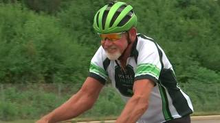 Pelotonia participant dedicates 17th ride to his late wife and her close friend, Cheryl Krueger