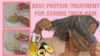 DIY: BEST DEEP  PROTEIN TREATMENT FOR DRY DAMAGED HAIR &  FAST HAIR GROWTH| People's  Digest