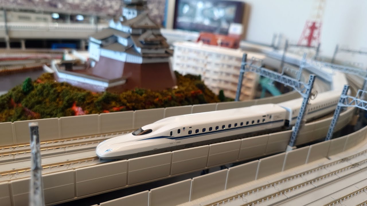 【Nゲージ】KATO N700S新幹線 「のぞみ」走行動画