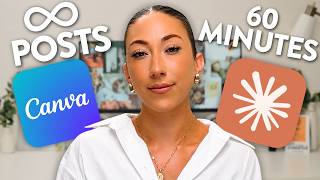 How to Create 30 Days of Content in under 60 Minutes Using AI (Claude + Canva)