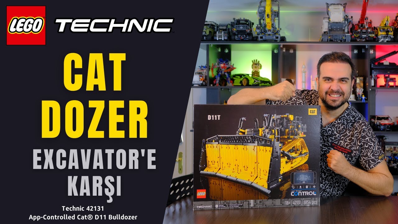 LEGO Technic 42131 Cat® D11 Buldozer Kutu açılış Yapım İncelemesi Ve  Karşılaştırması! - YouTube