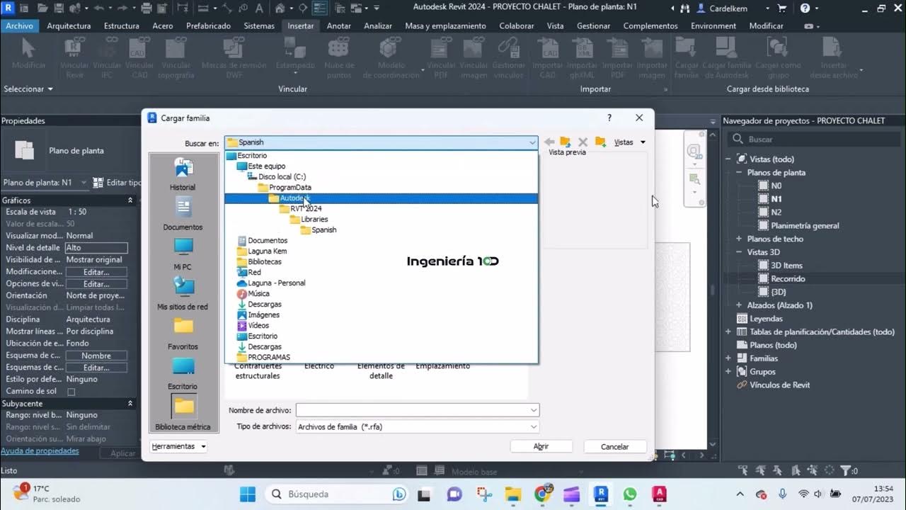 Como instalar las librerias de Revit 2024 en español YouTube