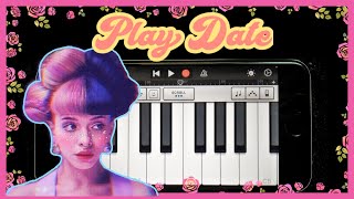 Play Date - Melanie Martinez Piano cover on iphone GarageBand (Tik Tok , Reels Song )