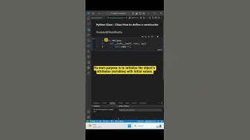 #Python Class Constructor  | Class Constructors with Code Example using Parameters   #yasirbhutta