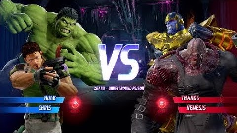 MvC Infinite: Hulk & Chris vs. Thanos & Nemesis (Requested Video)