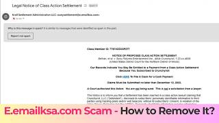 E.emailksa.com Scam Virus – How to Remove It