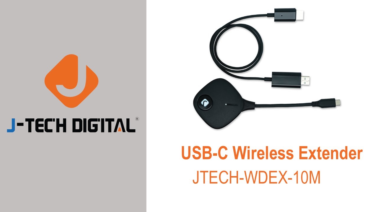 USB-C Wireless Extender (Model: JTECH-WDEX-10M)