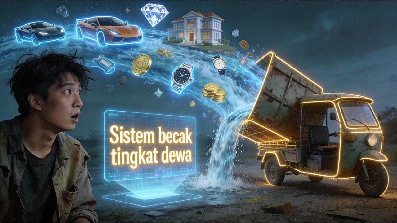 【Penuh】🔥Sepeda Roda Tiga Ajaib Hasilkan Emas & Mobil Sport; Orang Miskin Jadi Kaya dengan Sistem Ini