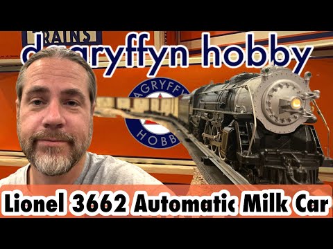 The Lionel Postwar 3662 Automatic Milk Car. Review, weight ...
