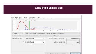 Using G*Power to Determine Sample Size