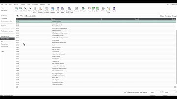 Sage 50 Tutorial  - Nominal Ledger Part 1 - The Nominal Ledger