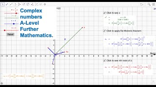 Trigonometrical identities using complex numbers