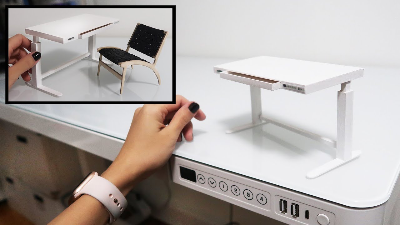 DIY Miniature Standing Desk YouTube