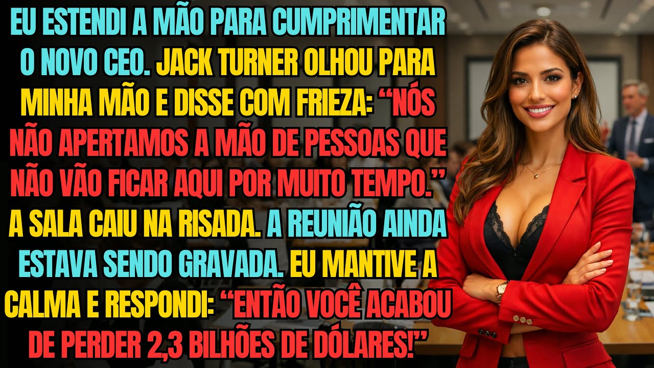Novo CEO Recusou Apertar Minha Mão, Me Demitiu — Então Fiz Ele Perder US$ 2,3B Em Uma Noite Inteira!