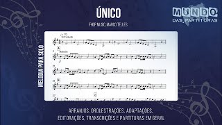 ÚNICO - fhop music, Marco Telles 🎺Partitura Melódica Sax Alto ...