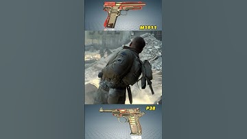 " M1911 vs P38 " - WWII Guns #ww2 #war #shorts #viral