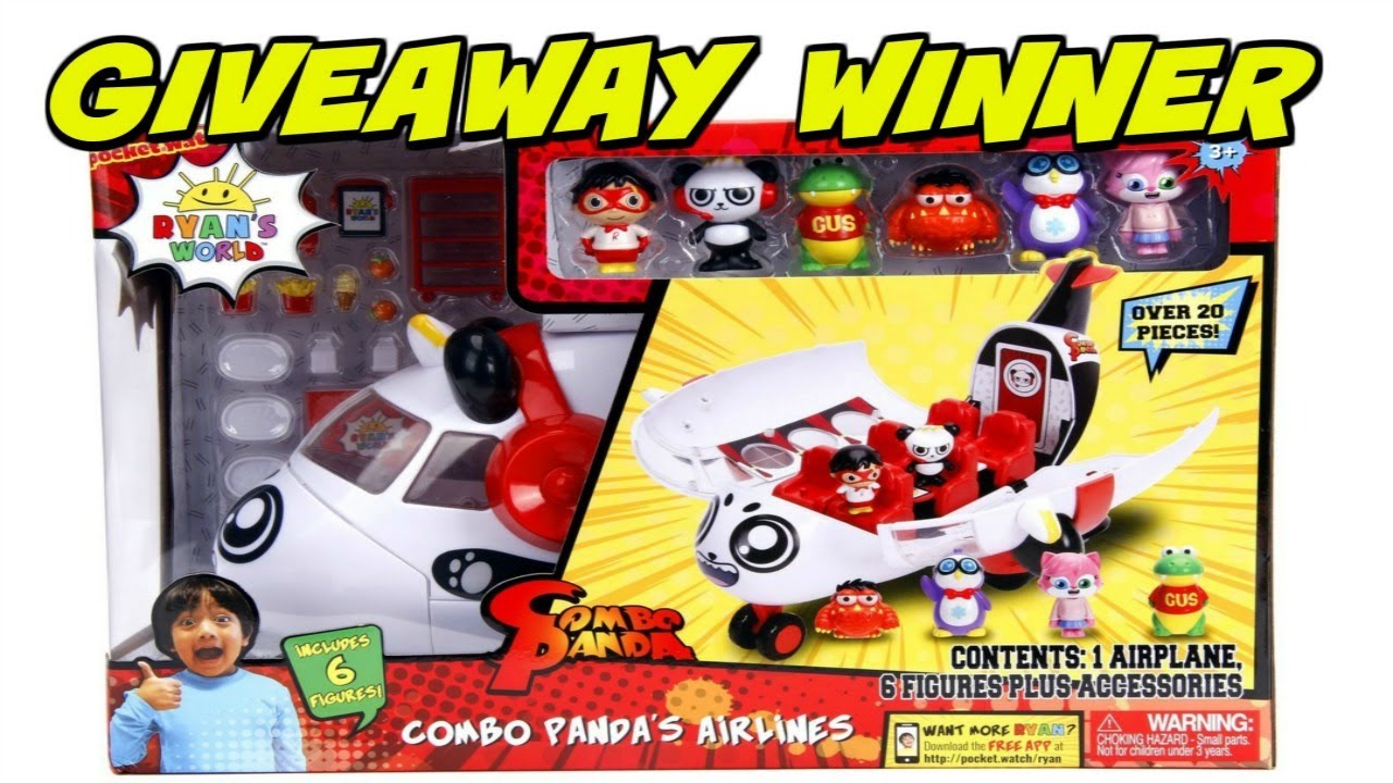 RYAN S WORLD COMBO PANDA AIRLINES GIVEAWAY Ryan s World Toys YouTube ryan-s-world-combo-panda-airlines-giveaway-ryan-s-world-toys-youtube