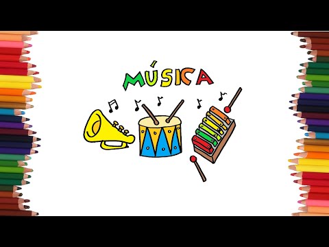 How to draw THE MUSIC - YouTube