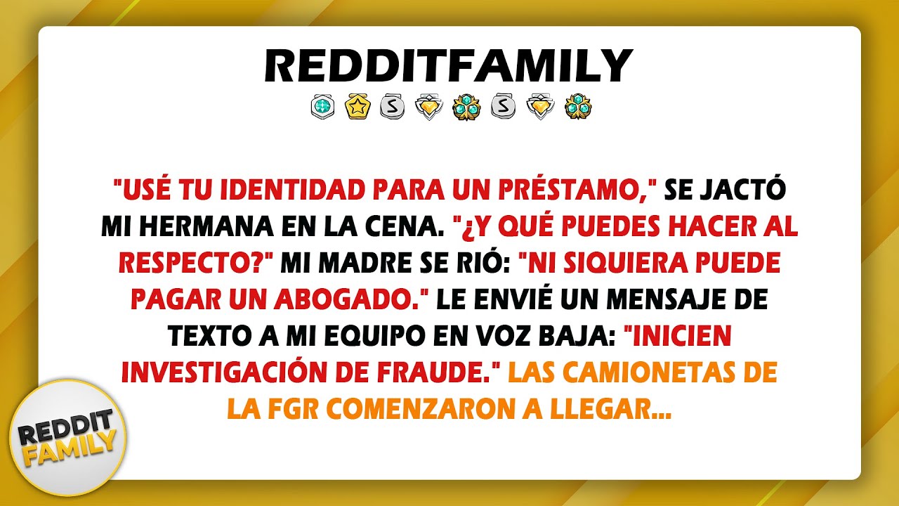 Mi hermana usó mi identidad para obtener un préstamo. No sabía que soy investigadora federal.