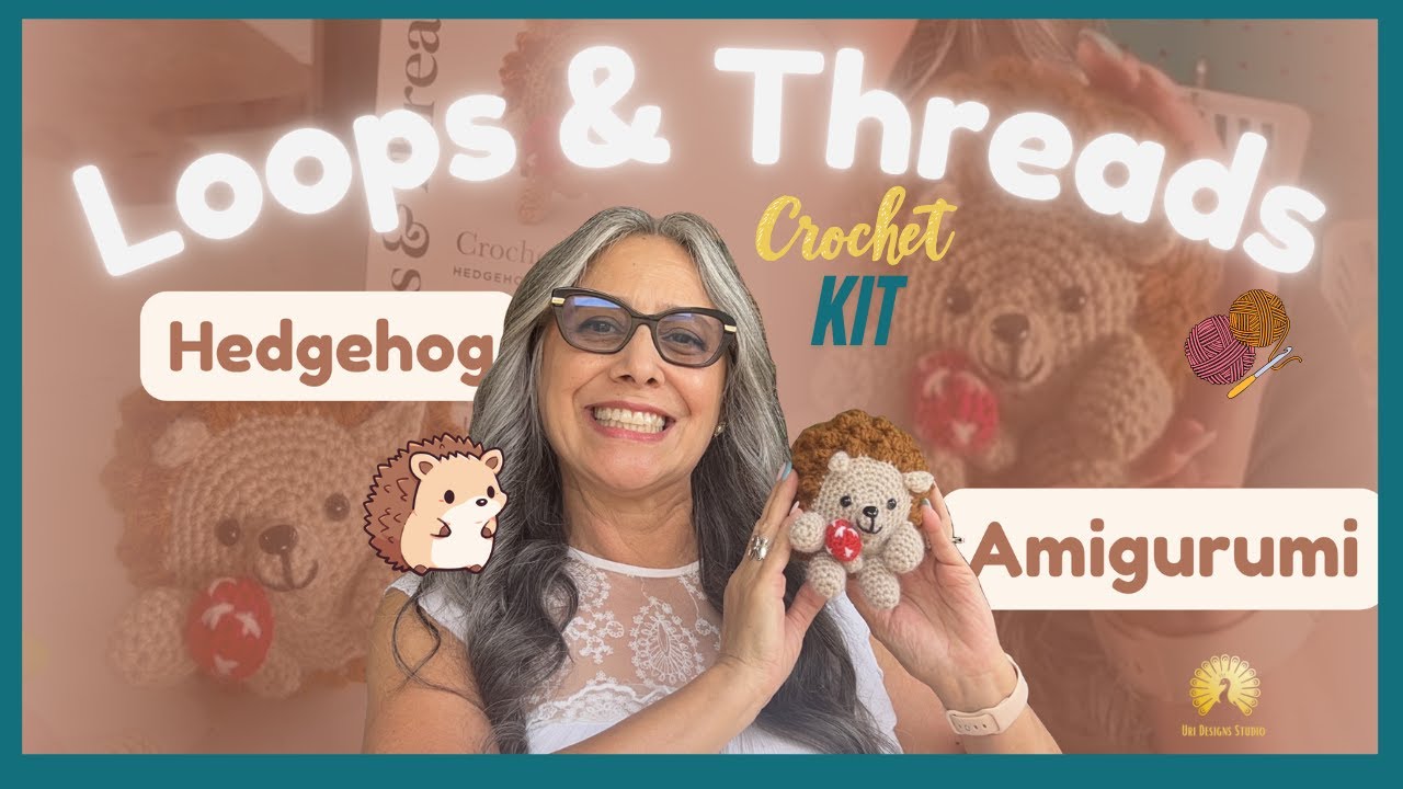 How to make a Hedgehog Crochet Kit / Unboxing and Review - YouTube