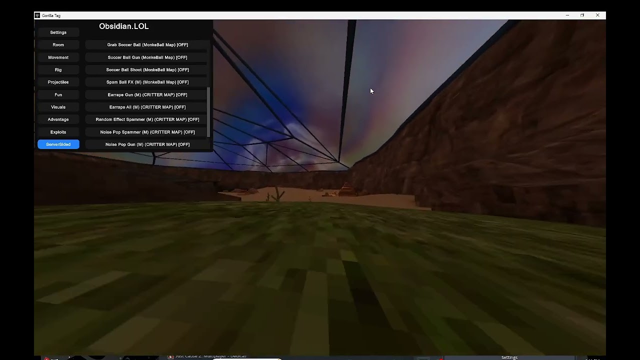 obsidian mod menu gorilla tag