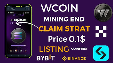 WCoin Mining End Claim Strat || WCoin Listing Coinfirm || Wcoin Final Task Complete Now