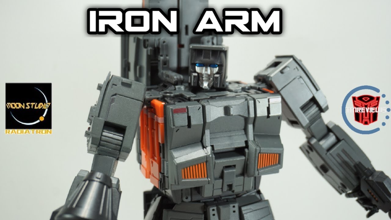 MS-3IRON ARM 鉄腕　非正規　トランスフォーマー Moon Studio MS-03 Iron Arm (AKA Kaen) - YouTube