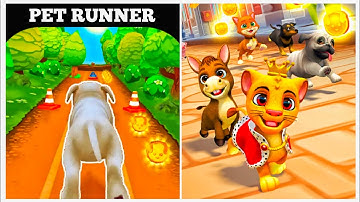Pet Running - Android iOS Mobile Gameplay Walkthrough All Levels Part 1 (Running Gameplay) 