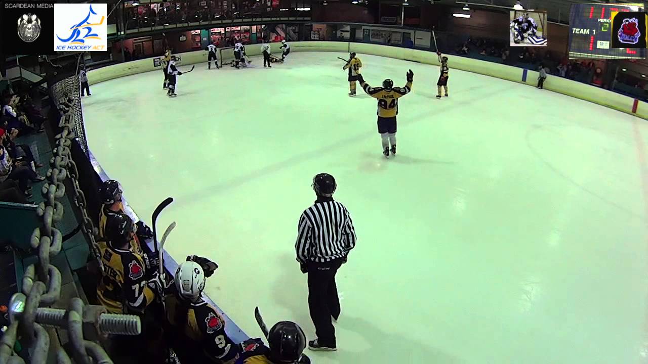 Canberra Ice Hockey Senior B 2014 Grand Final Blades v Bulls YouTube