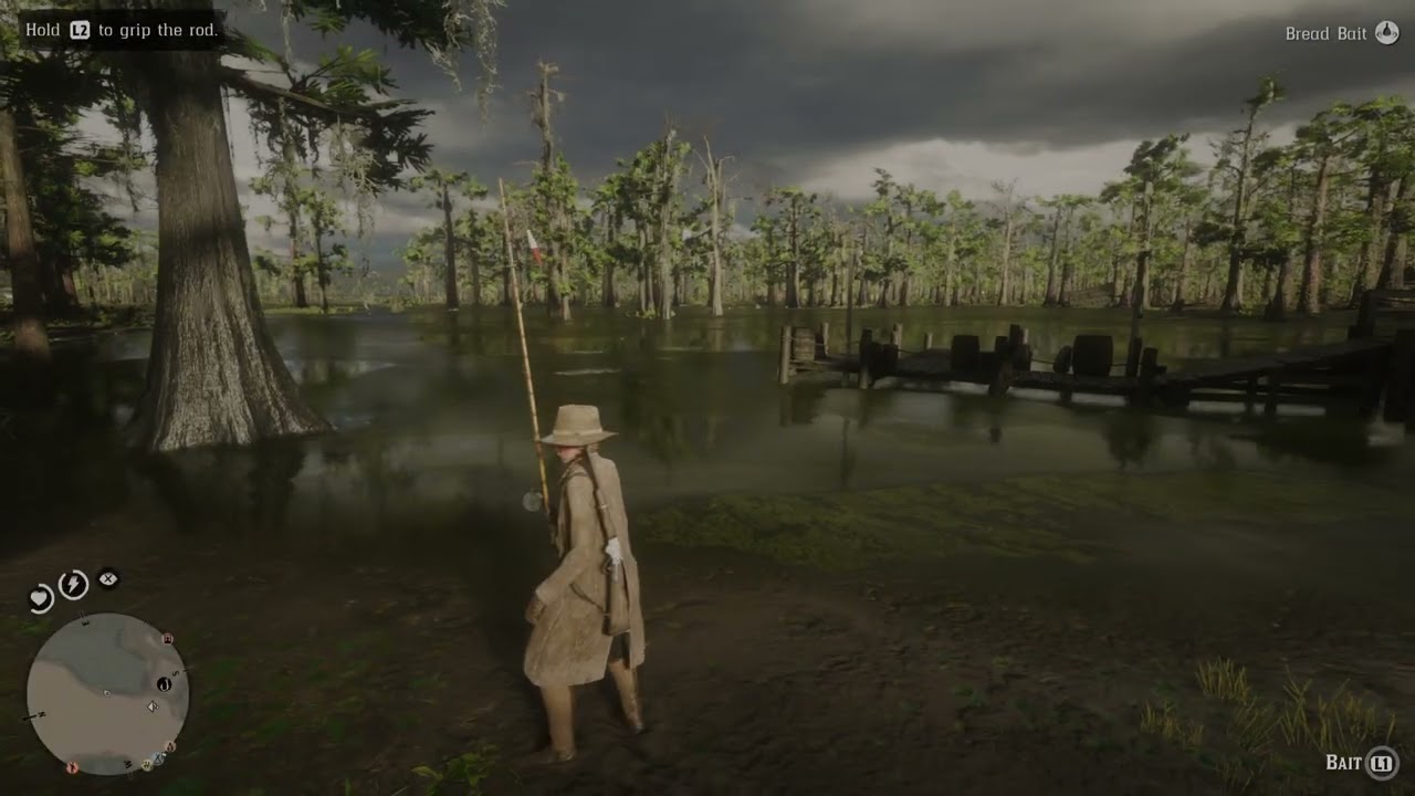 Finally bought a Fishing Rod! Went fishing in the swamp 🤠🤙✨