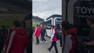 Our Hydrogen Fuel Cell bus is back for a lap around Spa with some special guests 🙌