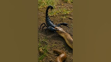 Fight between a dangerous scorpion 😱and a dangerous snake