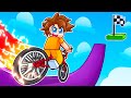 Going 9,571,263 MPH in Roblox Bike Obby!