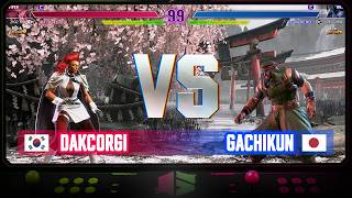 💥 SF6 ▰ INSANE Match! DAKCORGI [c.viper] vs GACHIKUN [rashid] ▰ Clutch Moments ⚡