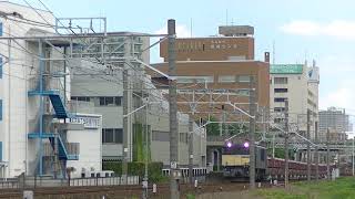 【復活国鉄色】JR貨物 EF64-1023 赤ホキ牽引 (5780レ) 熱田~笠寺にて