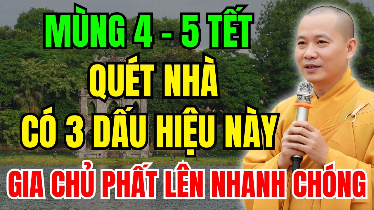 Mùng 4-5 Tết : Quét Rác Ra Khỏi Nhà Mà Có 3 Dấu Hiệu Này, Cả Năm May Mắn, Tiền Vào Như Nước