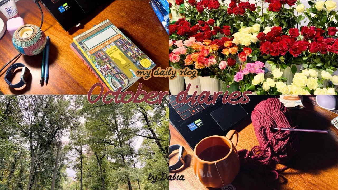 Slow Moments from My Week | Flowers, Reading & Quiet Days at Home 📚🧶