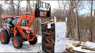 Ideal Solution for BULK FIREWOOD? Massive Bags That Hold The Weight #1011