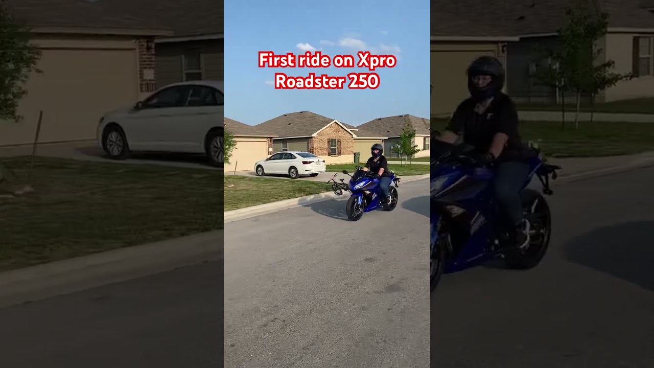 First ride on Xpro Roadster 250 from Powersports Max!