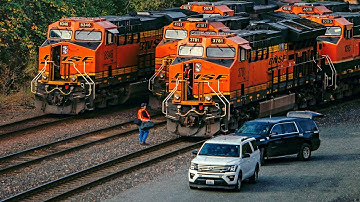 BNSF Railroading Action in Snohomish County | Ft. NS 8098, Geo/Boeing Train, and More!