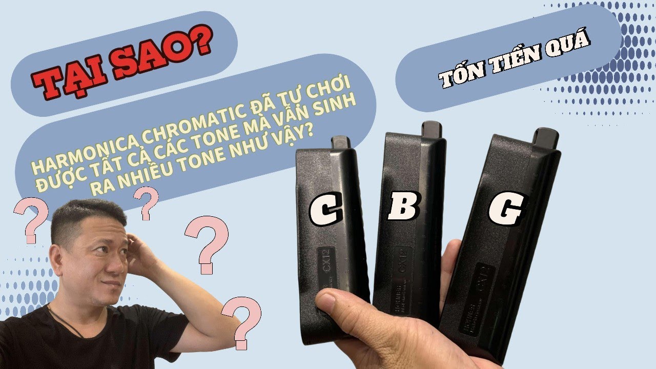 Tại sao kèn harmonica chromatic đã tự chơi được tất cả các tone mà vẫn sinh ra nhiều tone như vậy? - youtube